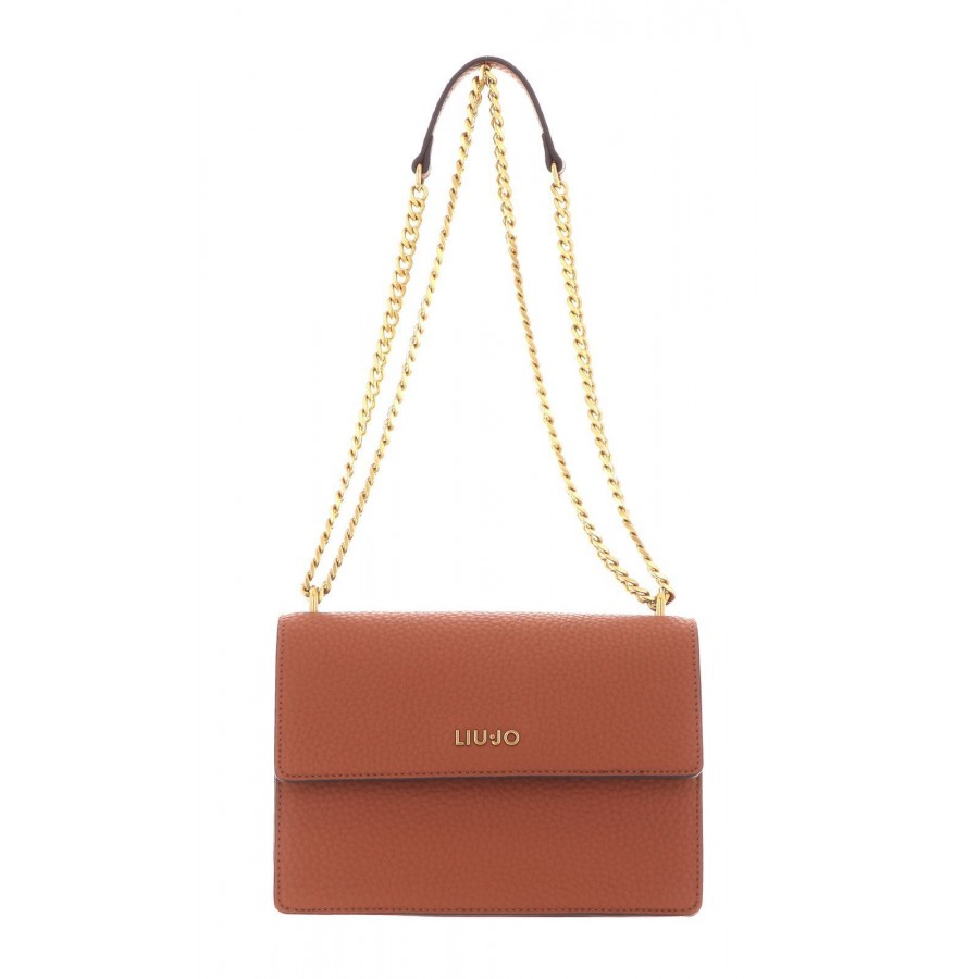 Borsetta con Manico in Catena a...