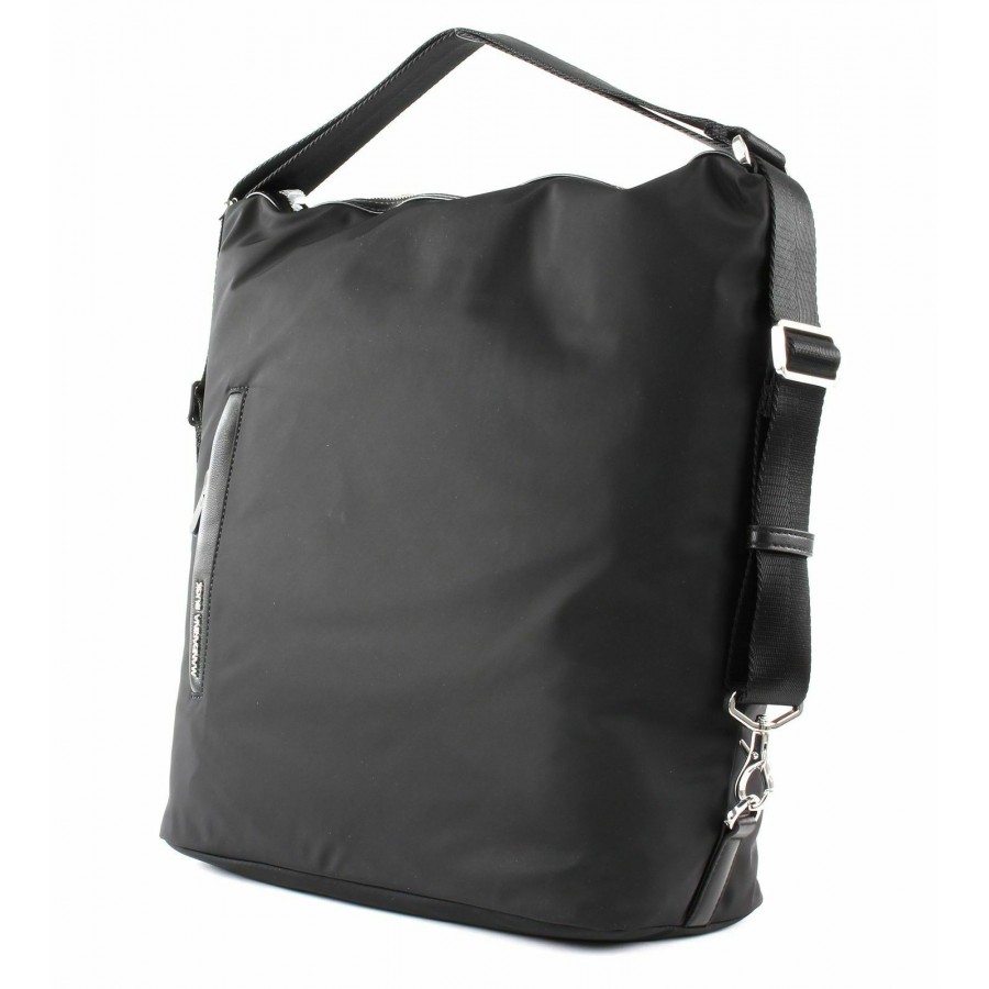 Borsa a Spalla Nera Donna Mandarina...