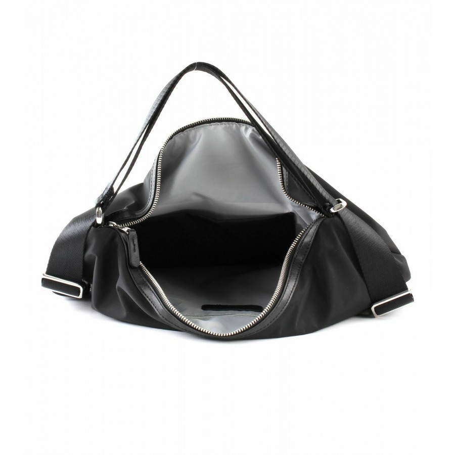 Borsa a Spalla Nera Donna Mandarina...