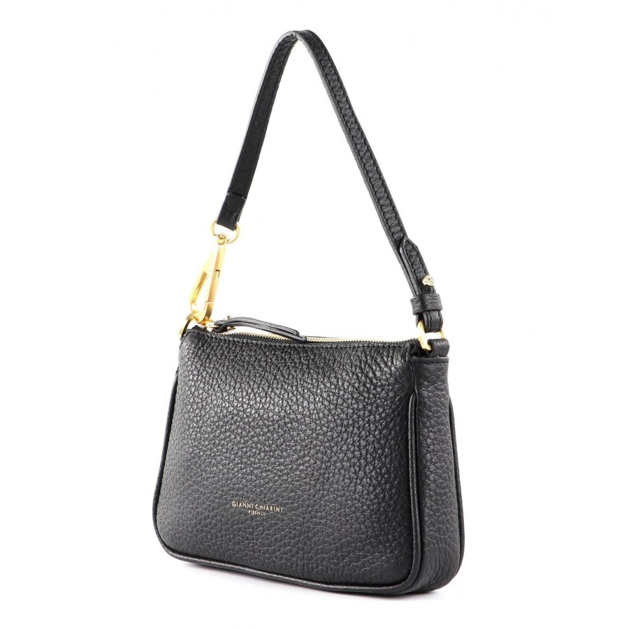 Borsa A Spalla Pelle Nero Gianni...