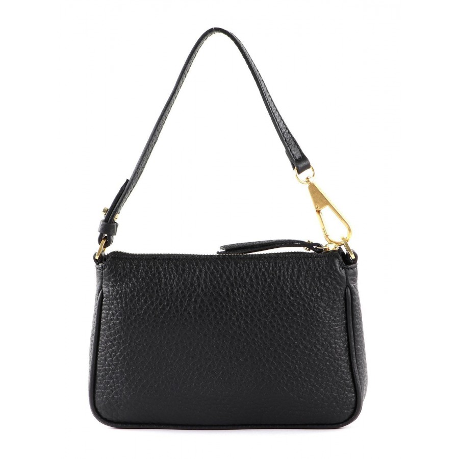 Borsa A Spalla Pelle Nero Gianni...