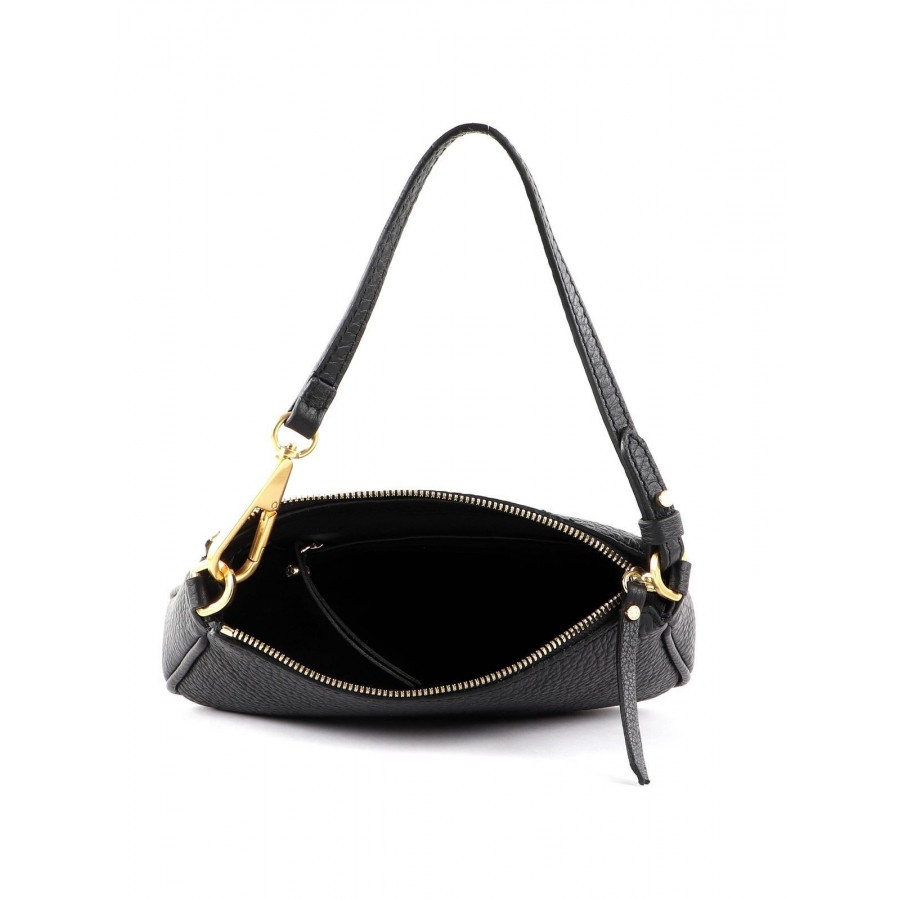 Borsa A Spalla Pelle Nero Gianni...