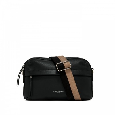 Borsa A Spalla Pelle Nero...