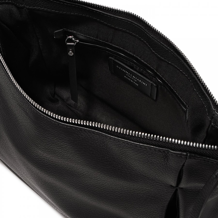 Borsa A Spalla Pelle Nero Gianni...