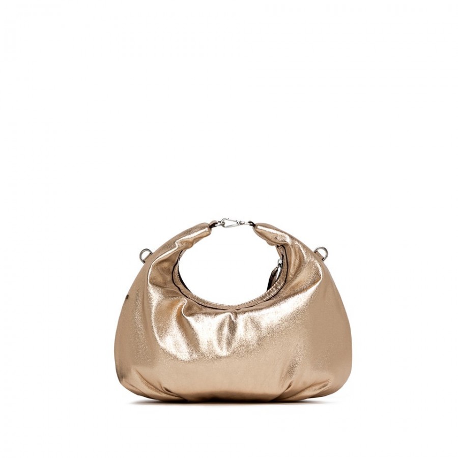 Borsa A Spalla Pelle Champagne Gianni...