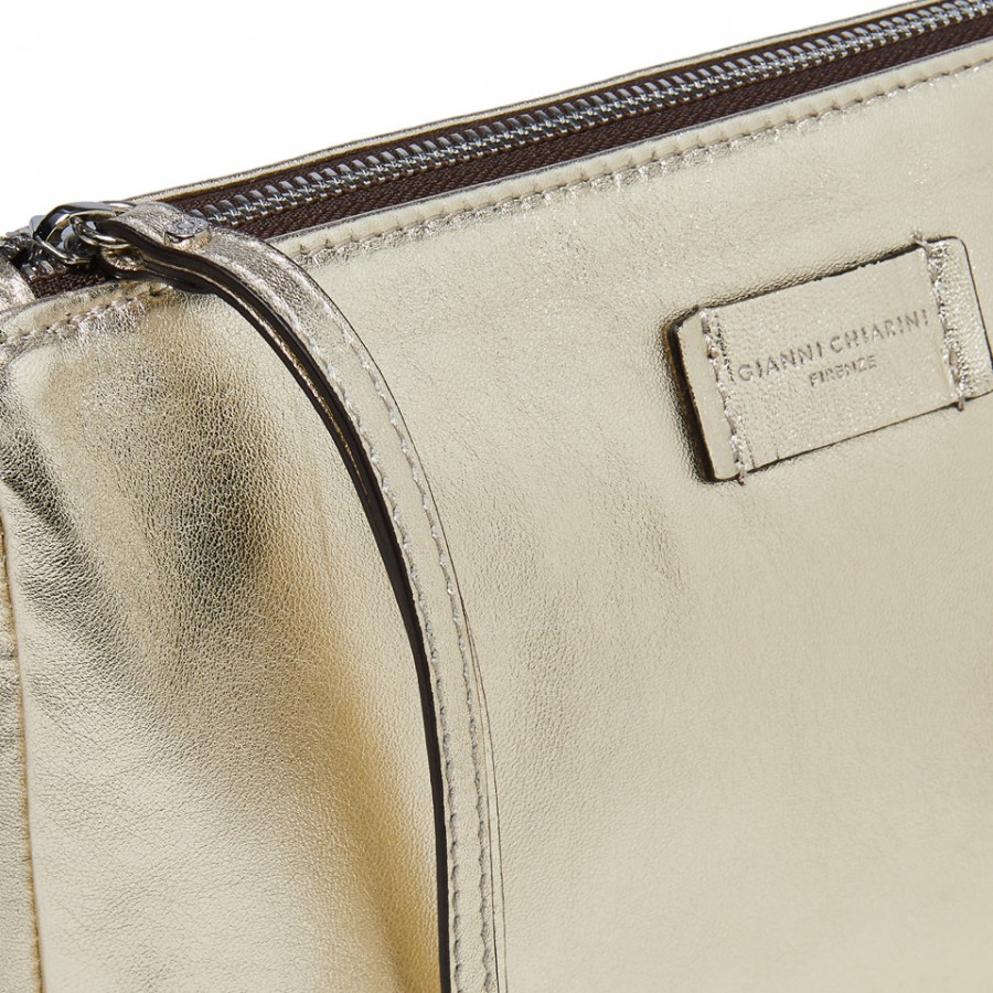 Borsa A Busta in Pelle con Tracolla -...