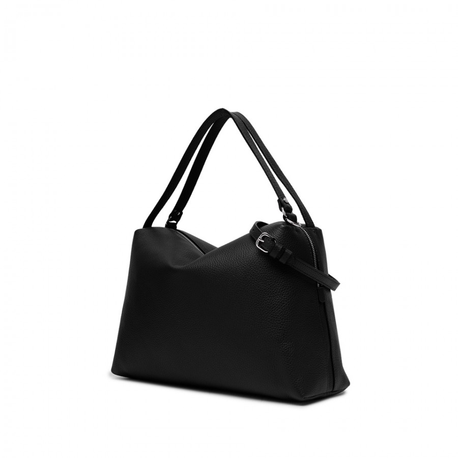 Borsa A Mano in Pelle Doppio Manico...