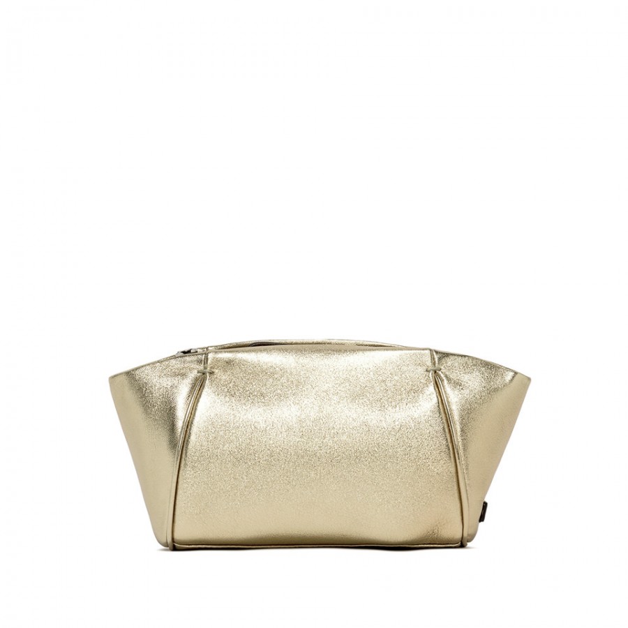 Pochette a Mano in Pelle Laminata con...