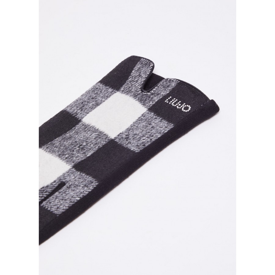 Guanti Donna Check Jacquard - LIU JO...