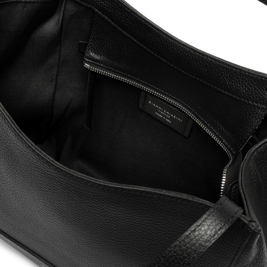 Shopping Bag in Pelle con Impunture e...