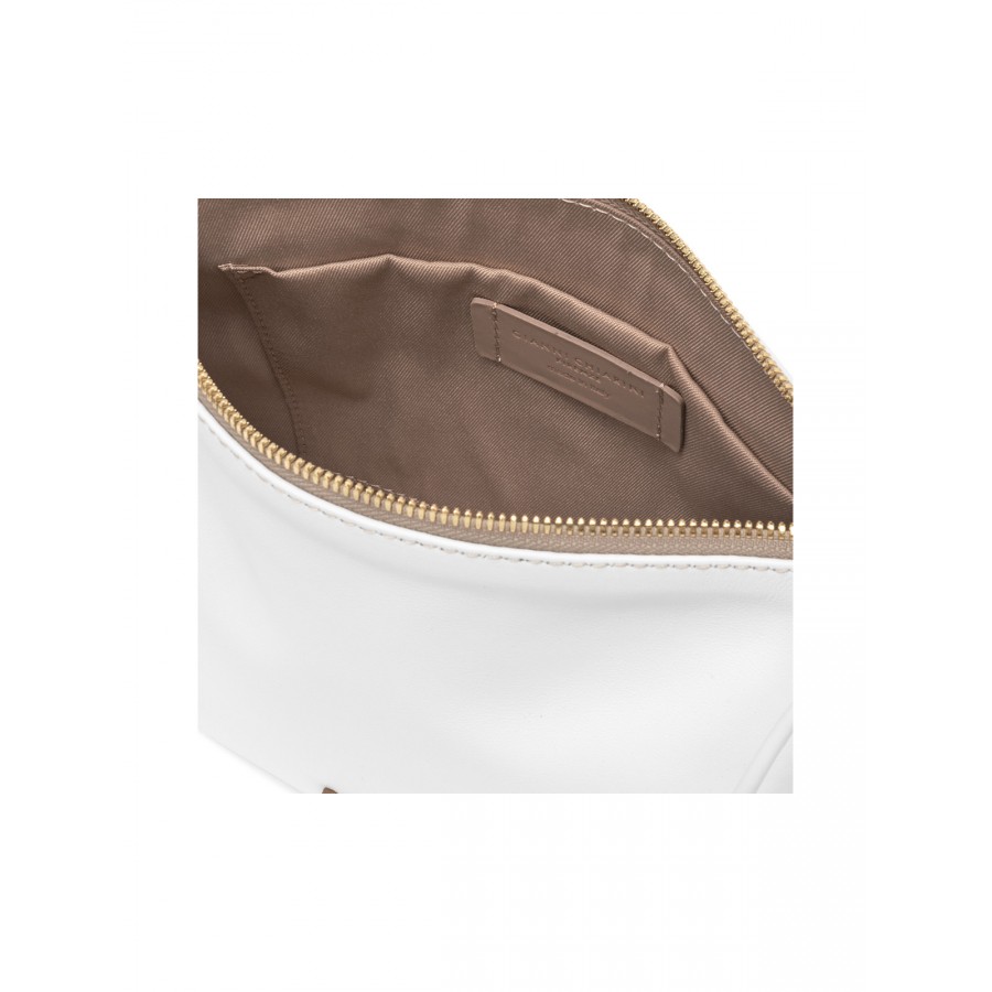 Pochette in Pelle con Impunture e...