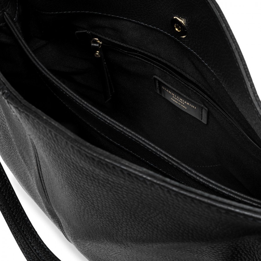 Borsa a Spalla in Pelle con Doppio...