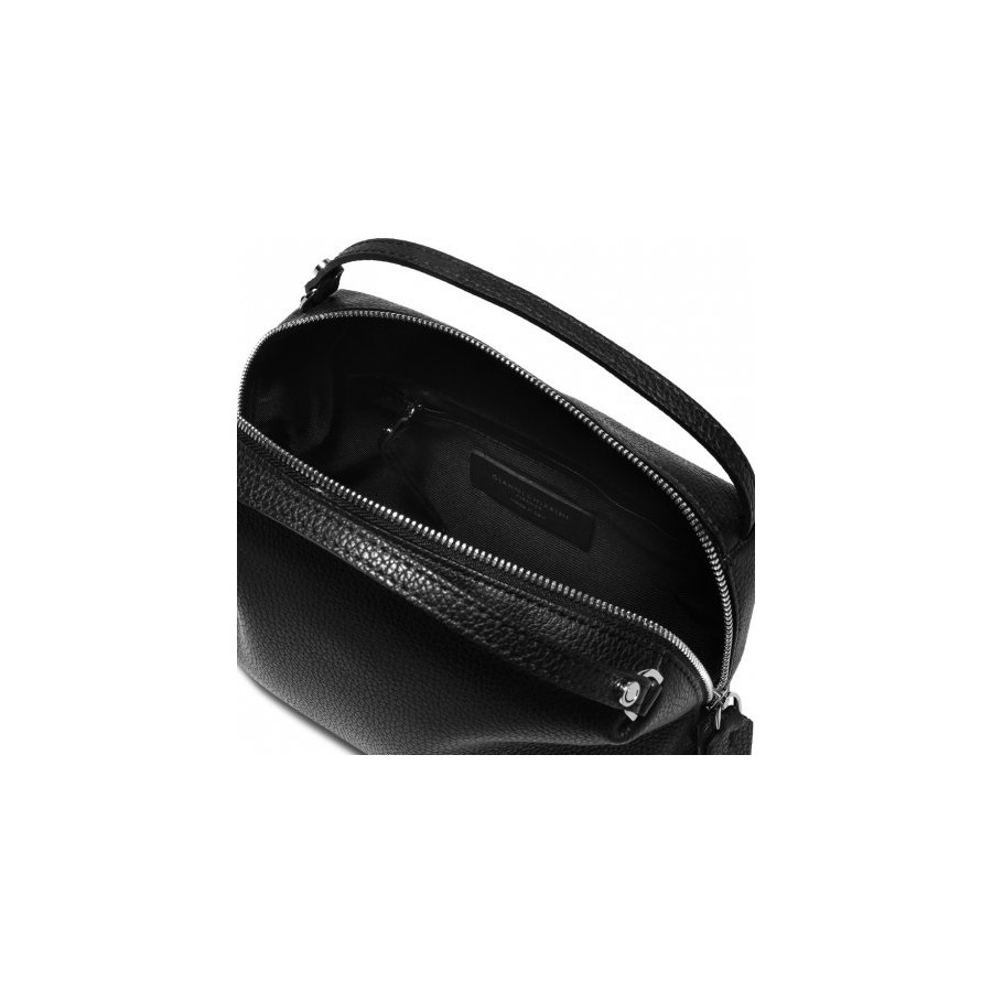 Borsa a Mano in Pelle con Doppio...