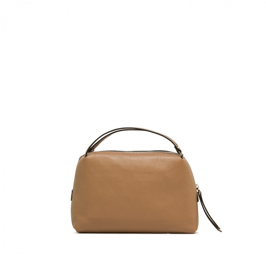 Borsa a Mano in Pelle con Doppio...