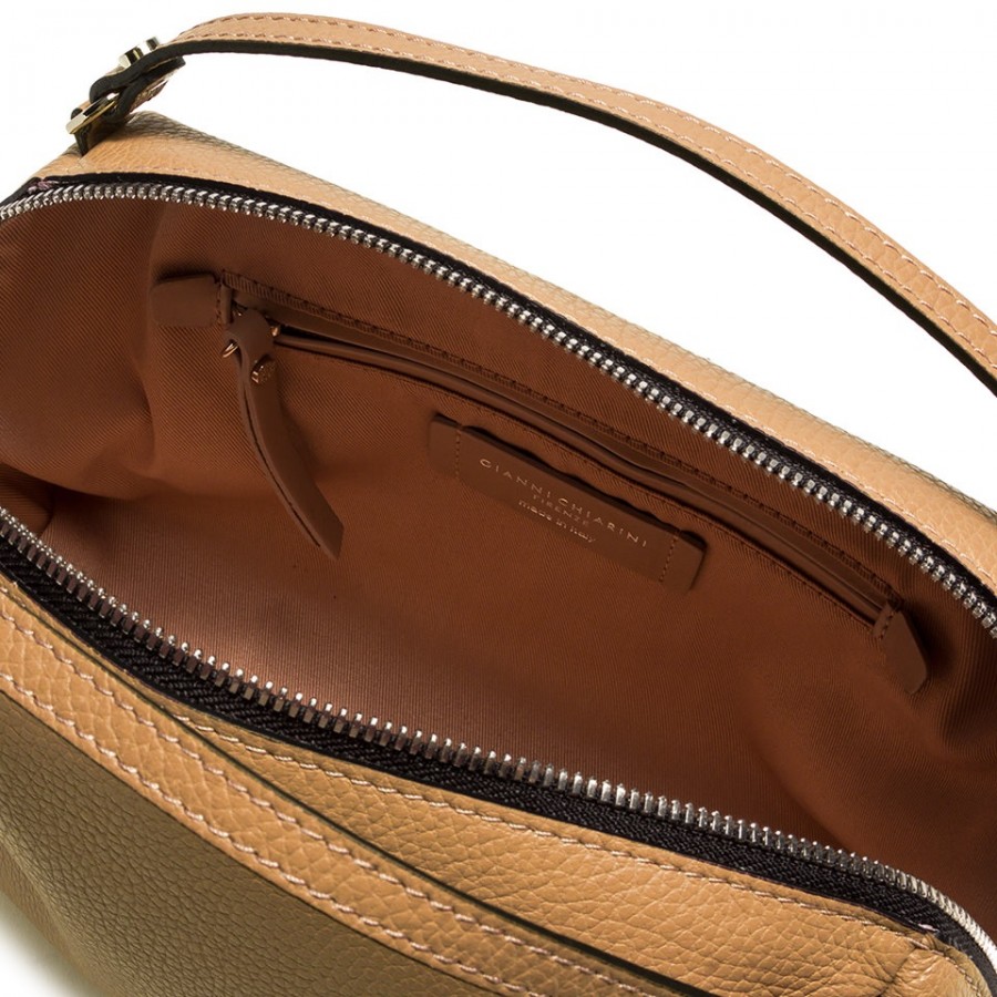 Borsa a Mano in Pelle con Doppio...