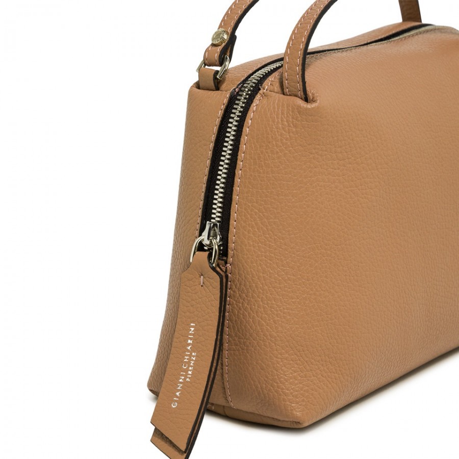 Borsa a Mano in Pelle con Doppio...