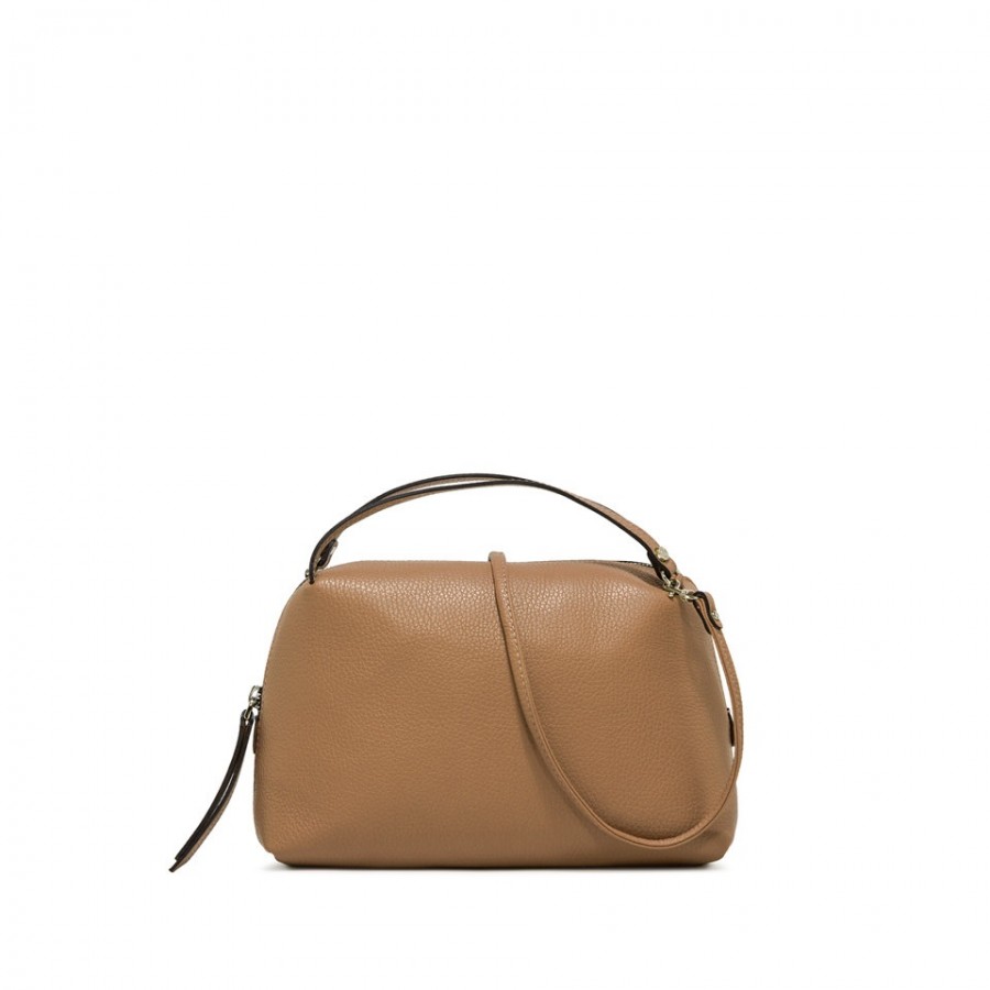 Borsa a Mano in Pelle con Doppio...