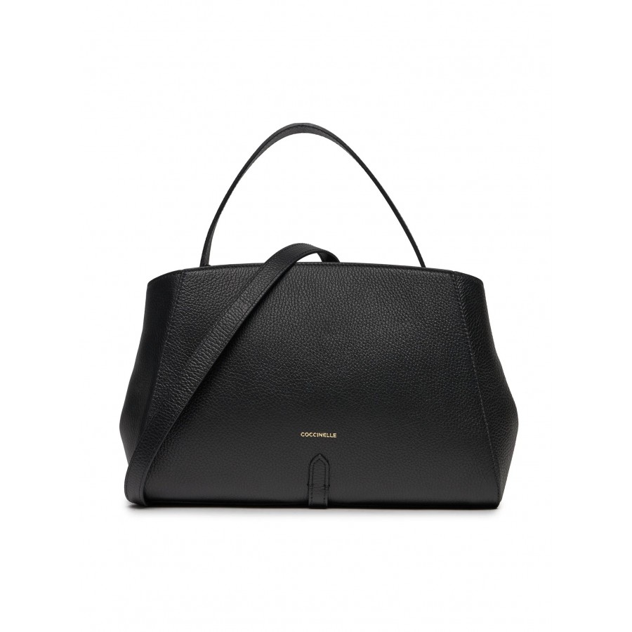 Borsa a Mano in Pelle con Cinturino e...