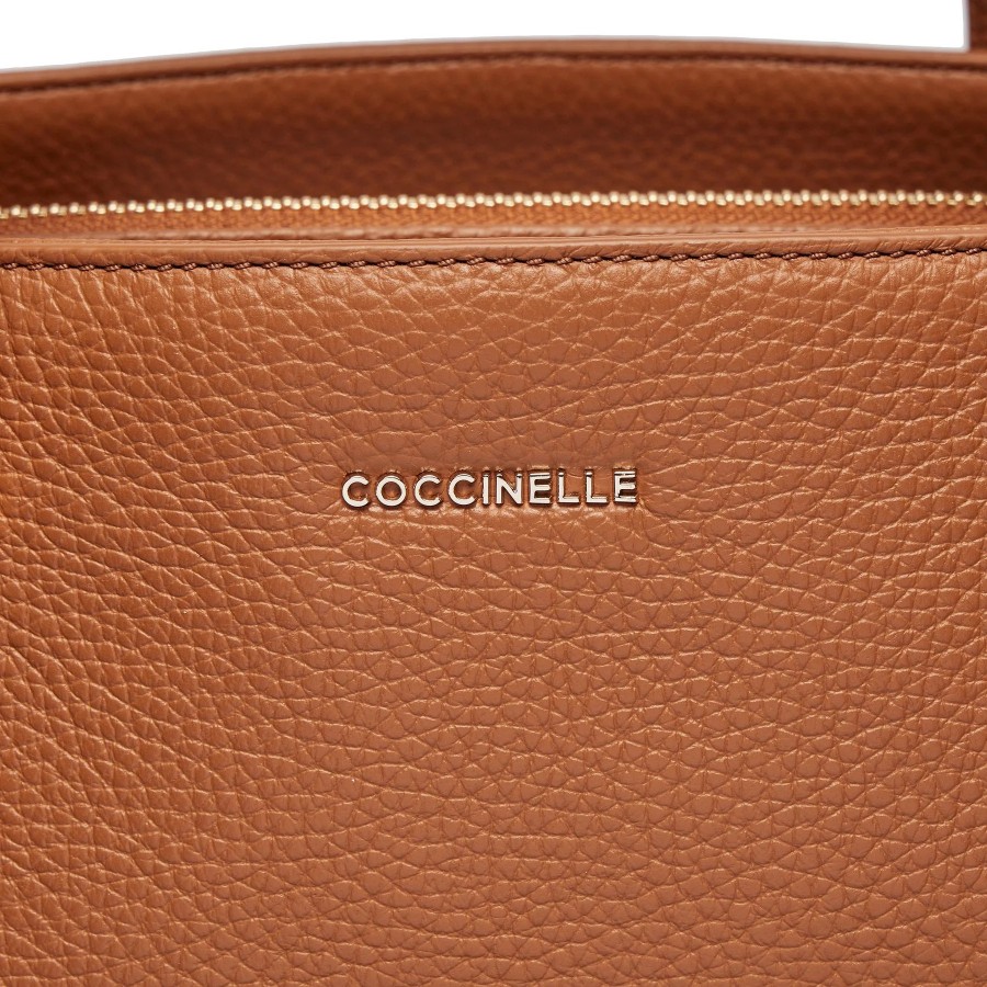 Shopping Bag a Mano in Pelle a Tre...