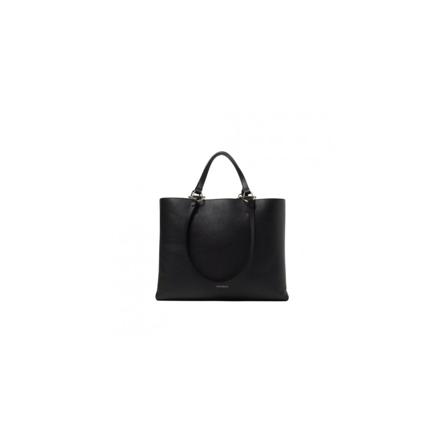 Shopping Bag a Spalla in Pelle con...