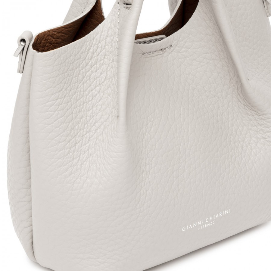 Shopping Bag in Pelle con Doppio...