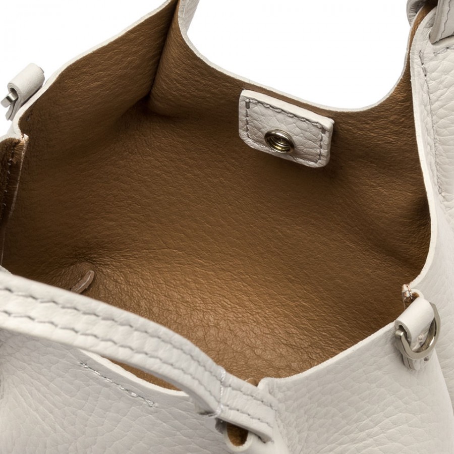 Shopping Bag in Pelle con Doppio...