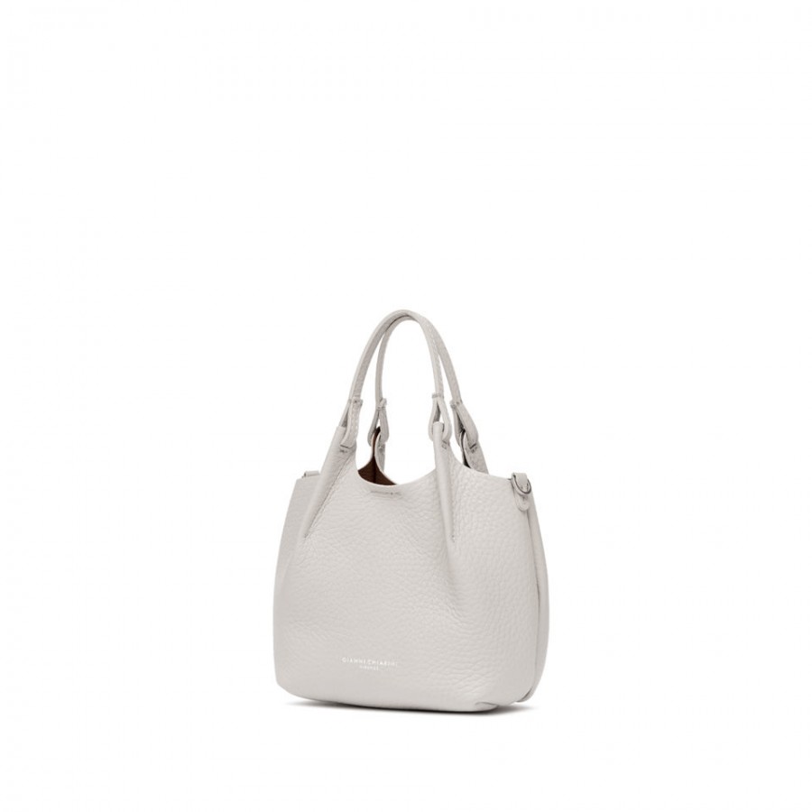 Shopping Bag in Pelle con Doppio...