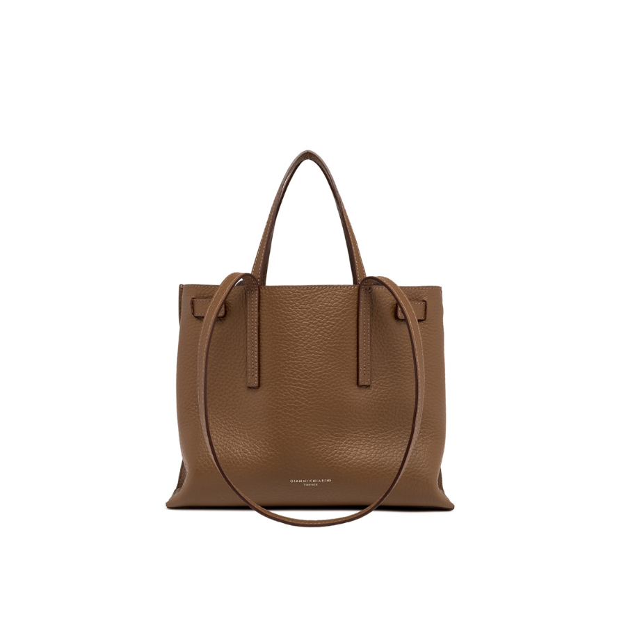 Shopping bag in Pelle con Doppio...