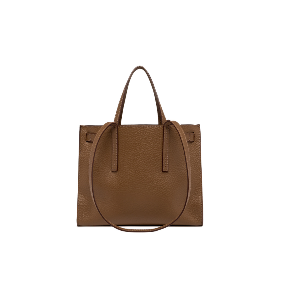 Shopping bag in Pelle con Doppio...