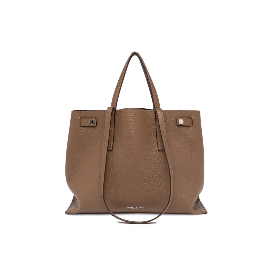 Shopping bag in Pelle con Doppio...