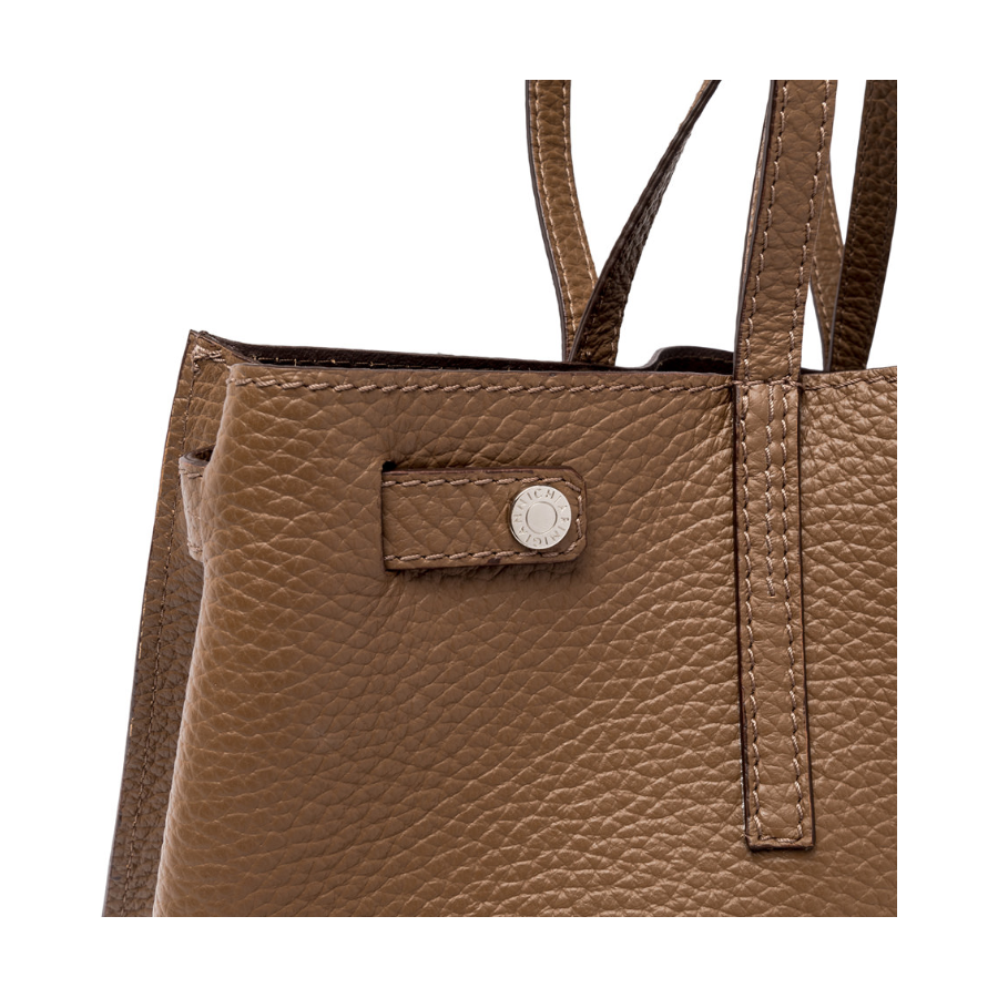 Shopping bag in Pelle con Doppio...