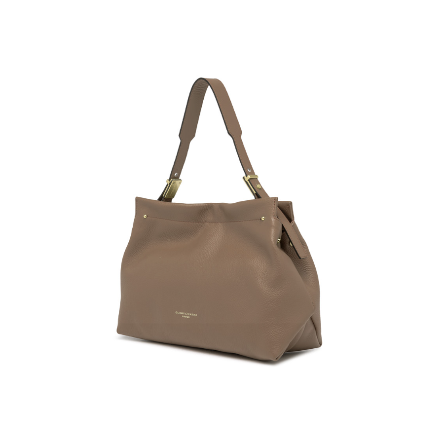 Borsa a Spalla in Pelle con Manico...