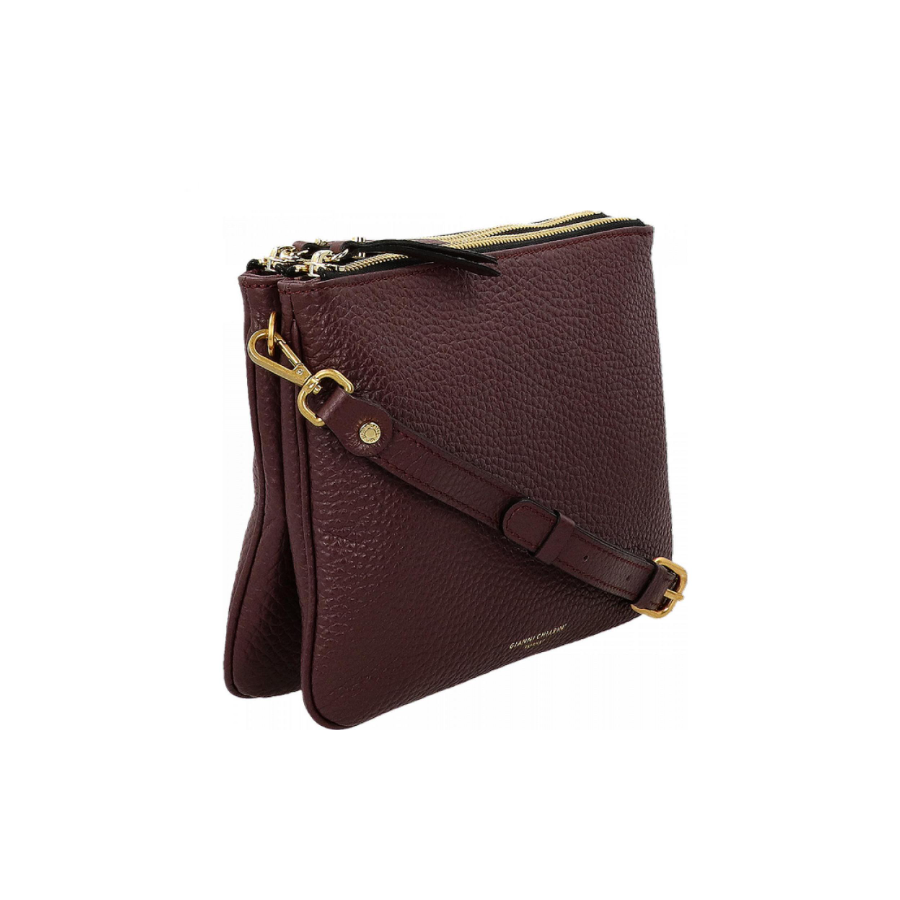 Borsa a Mano in Pelle con Tracolla...