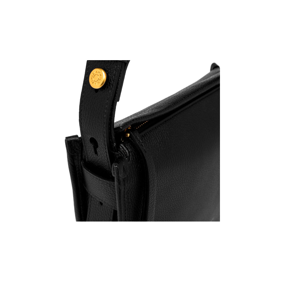 Borsa a Spalla in Pelle Martellata...