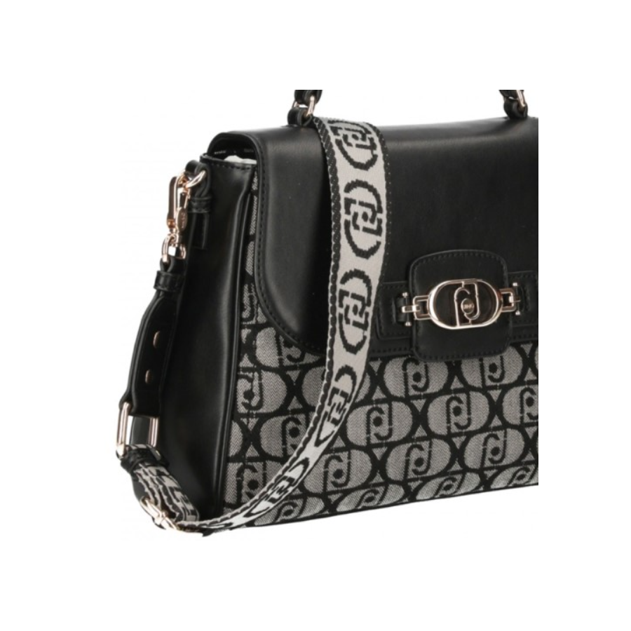 Borsetta Top Handle con Stampa Logo...