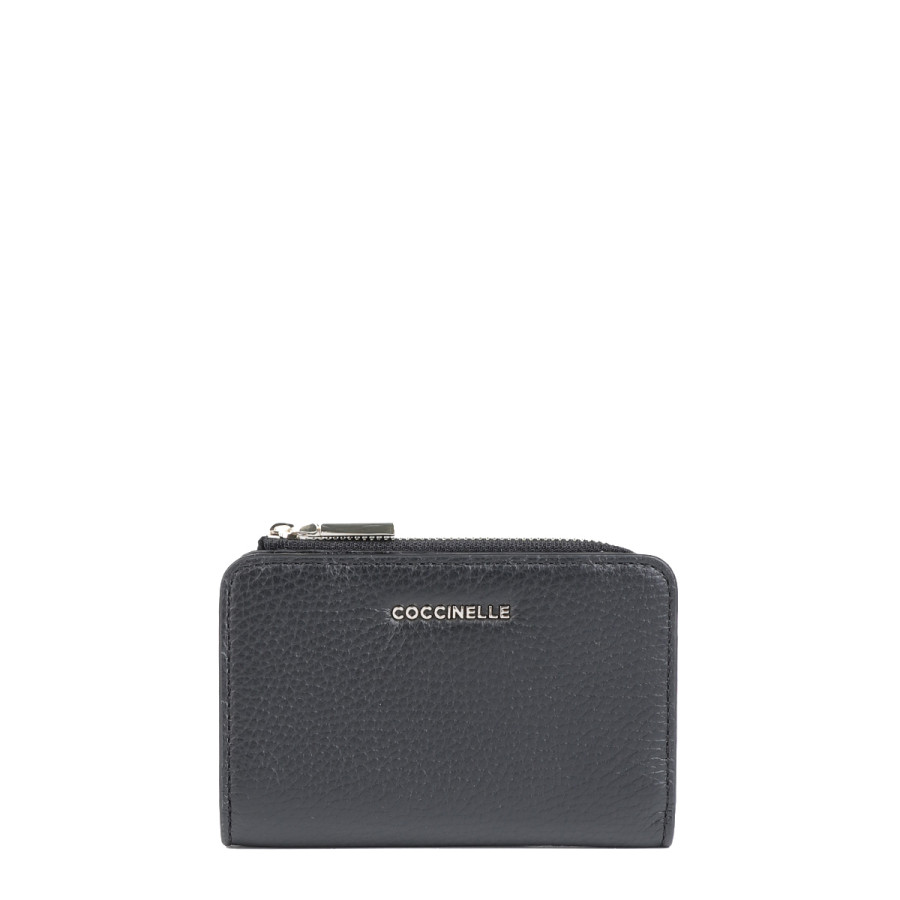 Portafoglio Metallic Soft Noir -...