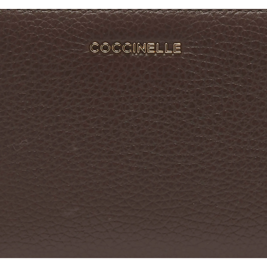 Portafoglio Zip Around Metallic Soft...