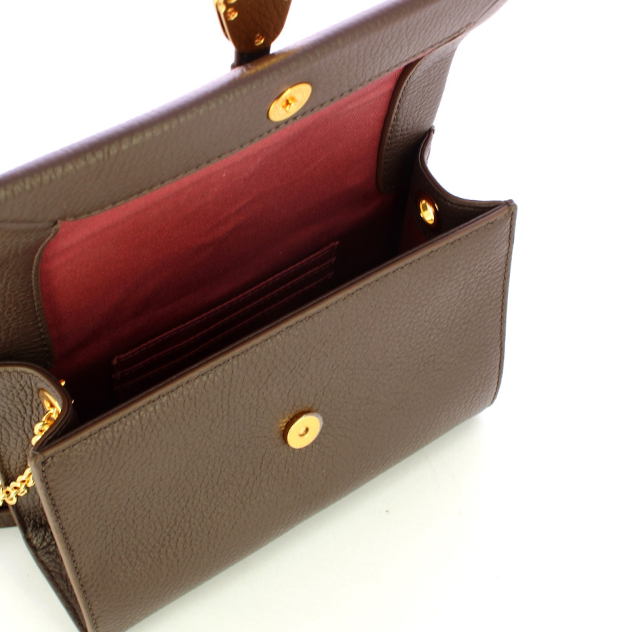 Borsa a Tracolla Dorian Fondant Brown...