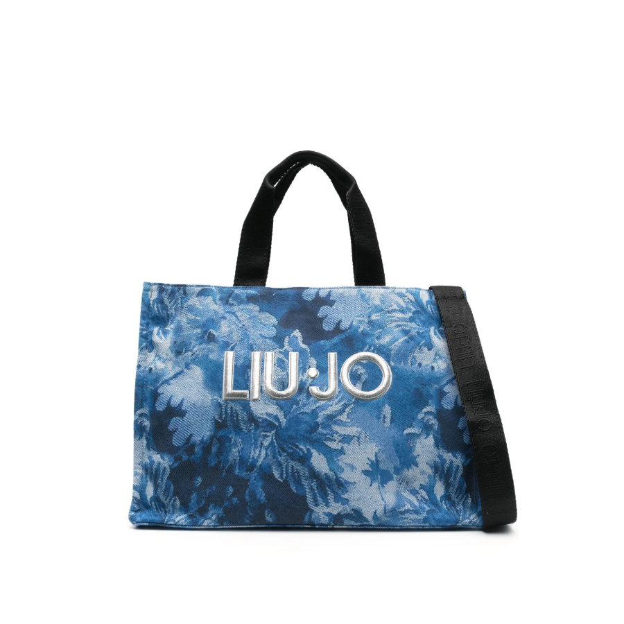 Borsa Shopping Denim Flowers - Liu Jo...