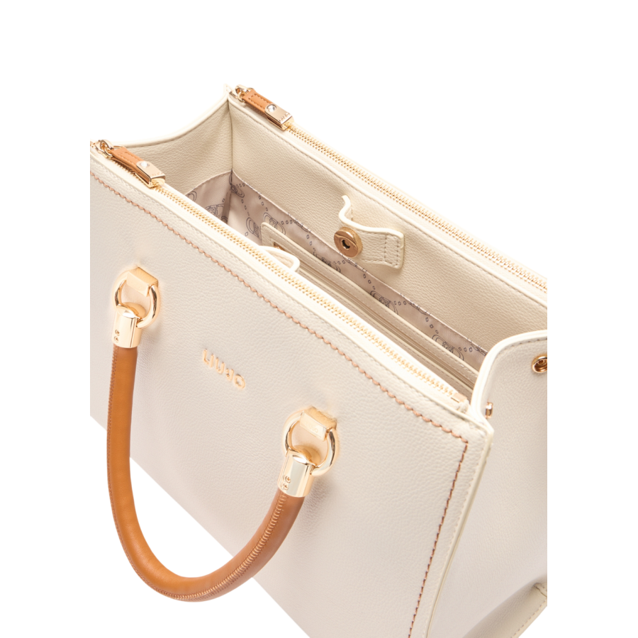 Borsa a Mano Satchel Cream - Liu Jo...
