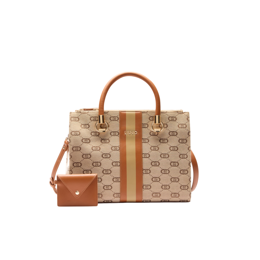 Borsa a Mano Satchel Natural - Liu Jo...