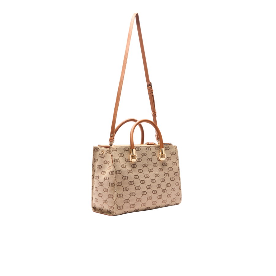 Borsa a Mano Satchel Natural - Liu Jo...