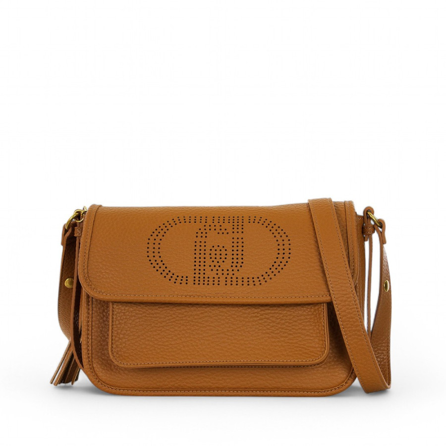 Borsa a Spalla con Patta Frontale...