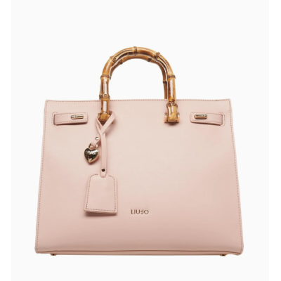 Borsa Shopper Rosa Cipria -...
