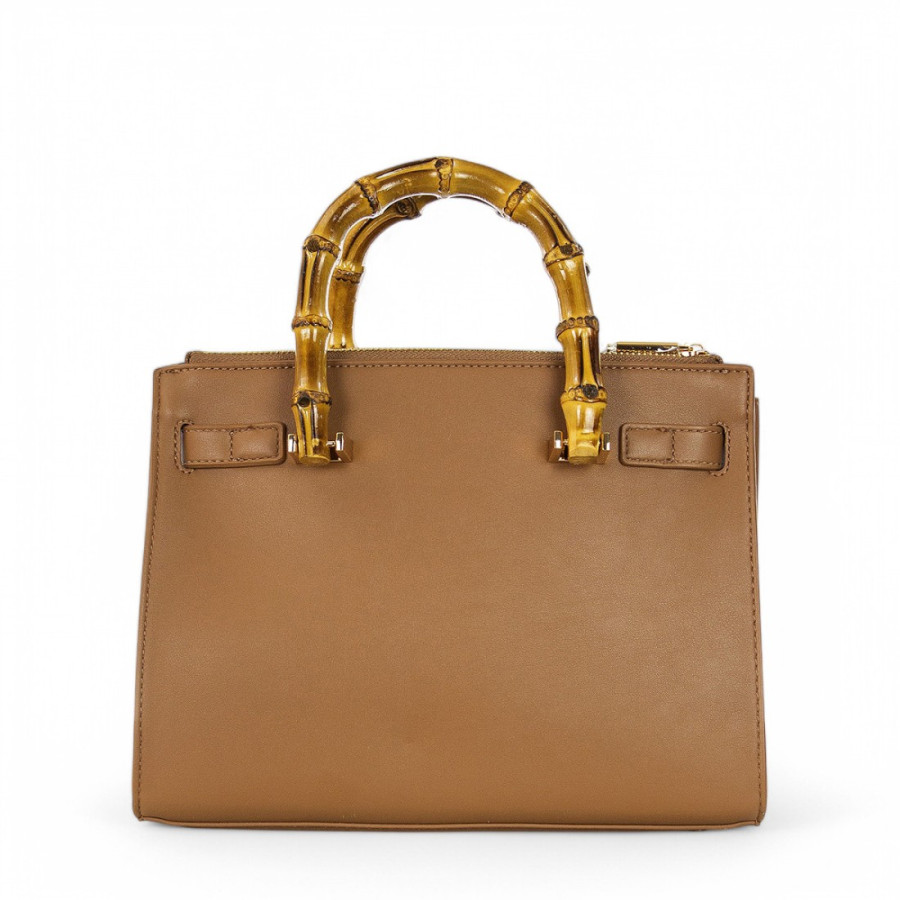 Borsa Shopper Satchel Marrone - Liu...