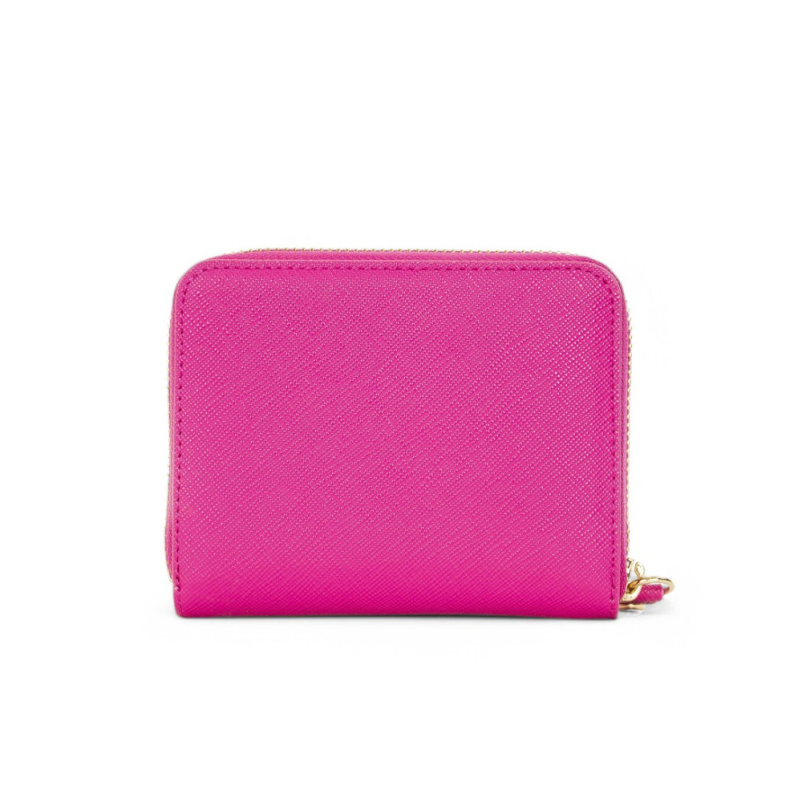 Portafoglio Zip Around Dark Pink -...