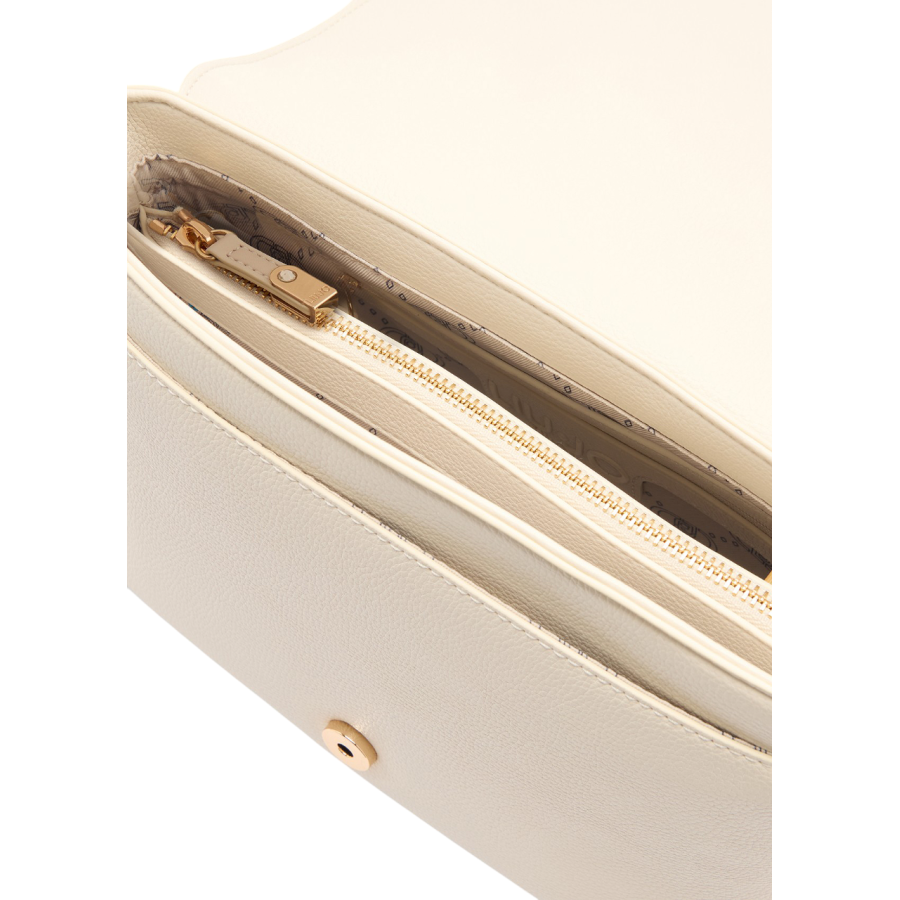 Borsa a Tracolla con Pochette Cream -...