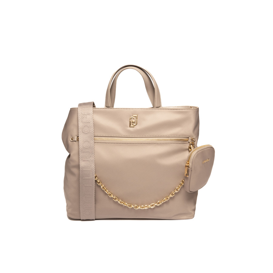 Borsa Shopper in Nylon Mushroom - Liu...
