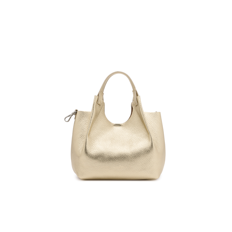 Borsa a Mano Dua Light Gold Caramello...