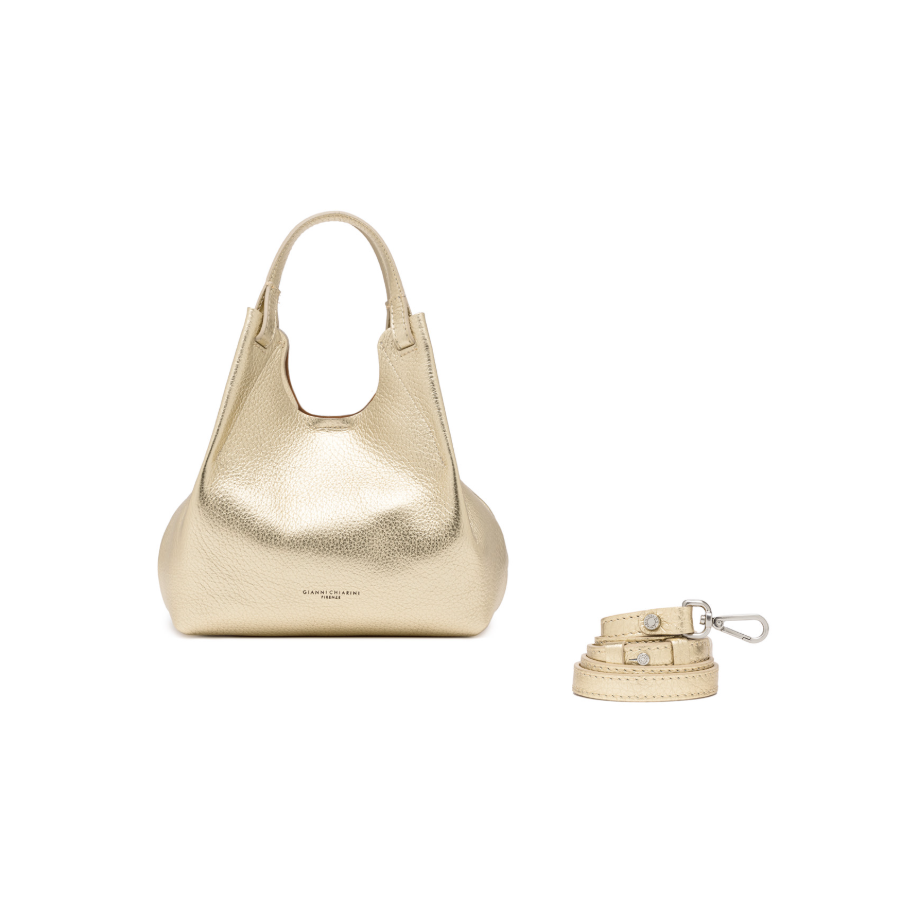 Borsa a Mano Dua Light Gold Caramello...